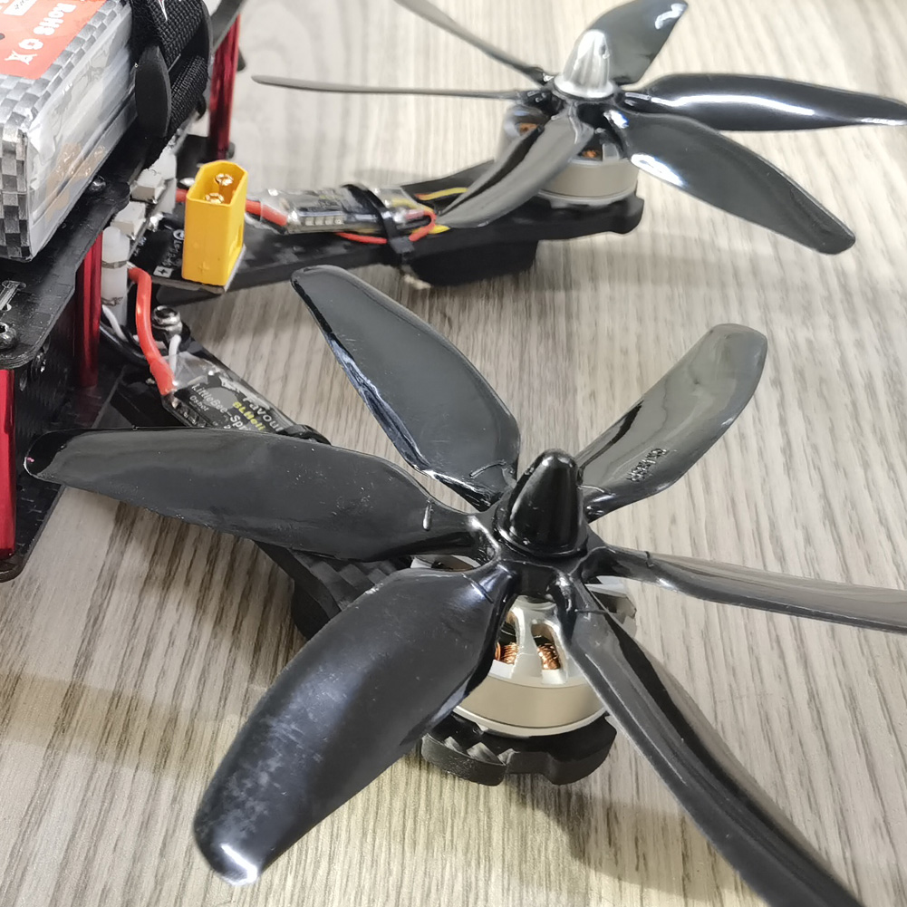 10 قطعة 504060 5x4x6 6-Blade ل - مراجعة Drone Kit Racing وسعره